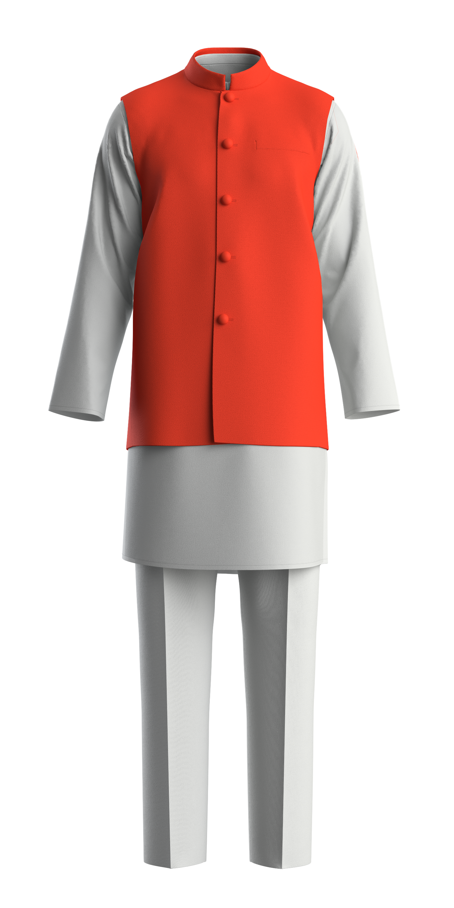 Nehru Vest Set