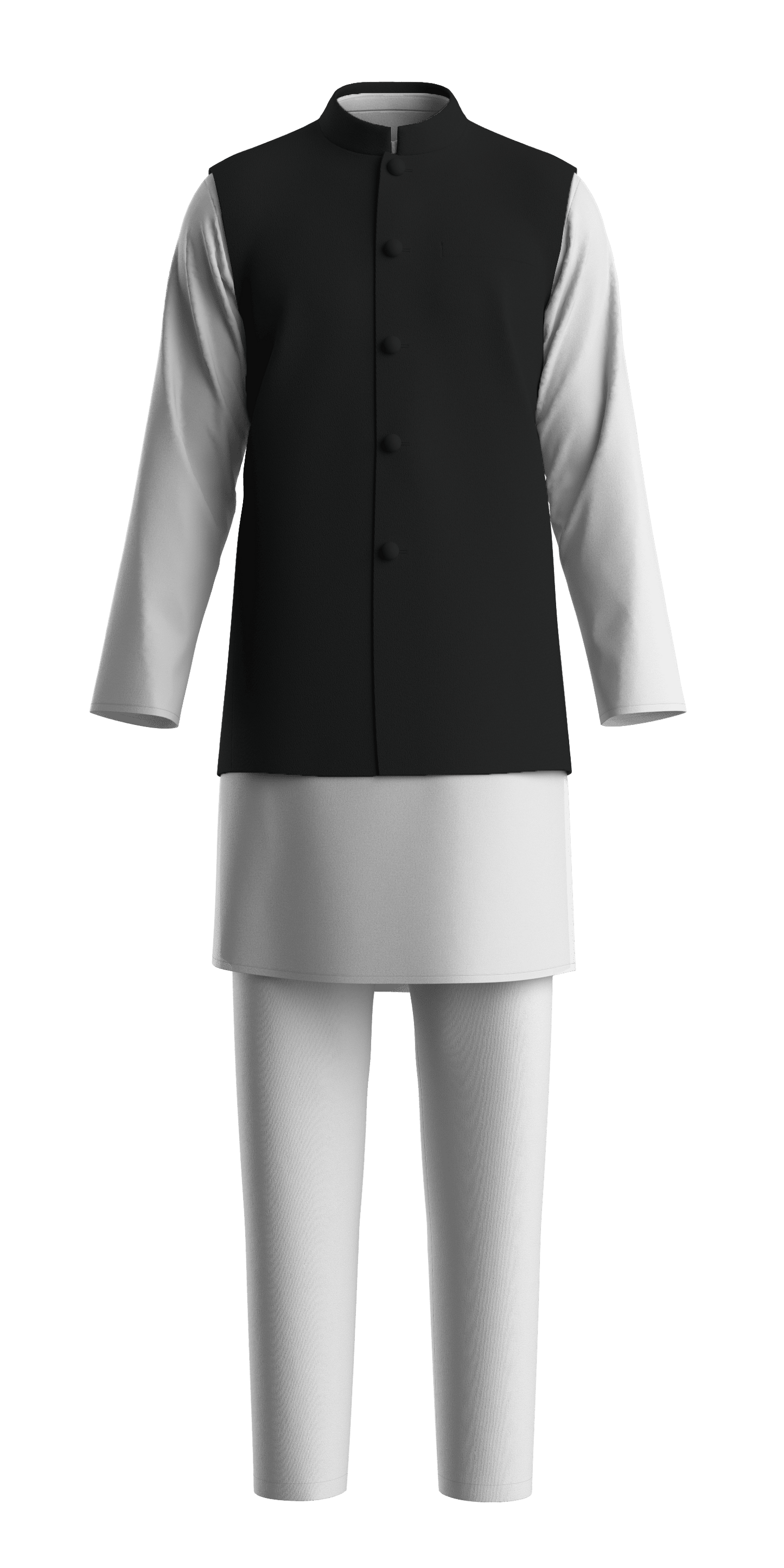 Nehru Vest Set