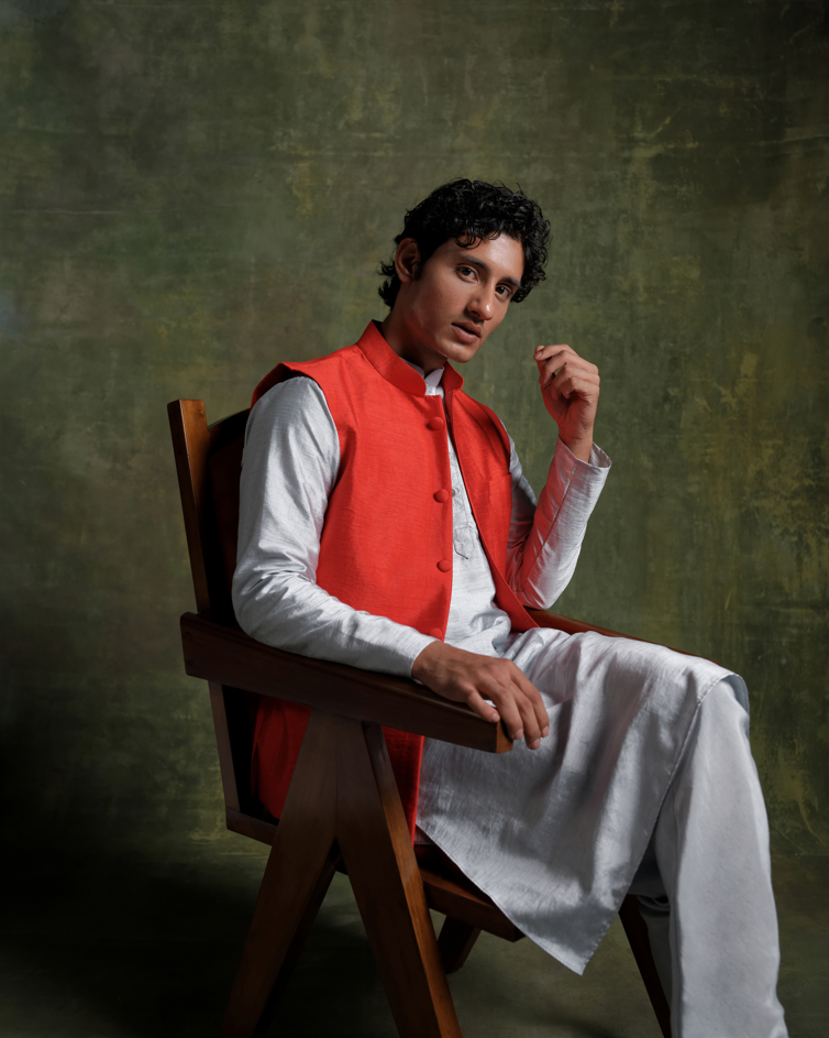 Nehru Vest Set